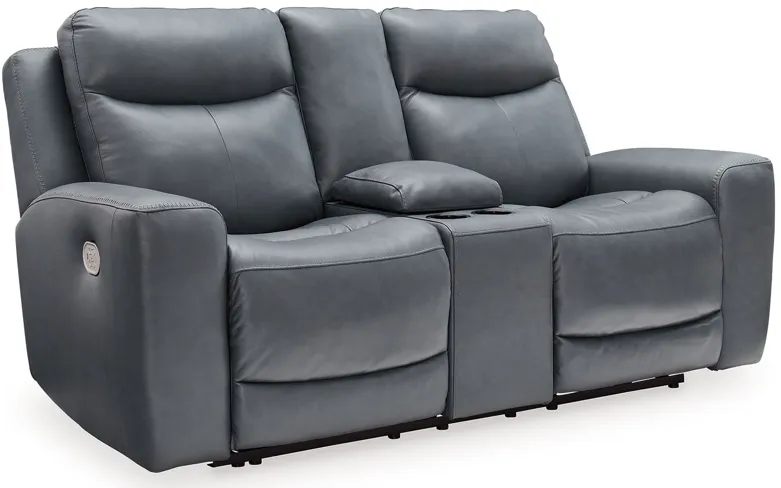 Mindanao - Power Reclining Loveseat With Console /Adj Hdrst