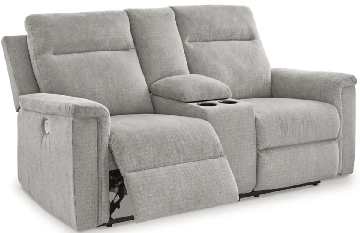 Barnsana - Dbl Power Reclining Loveseat With Console