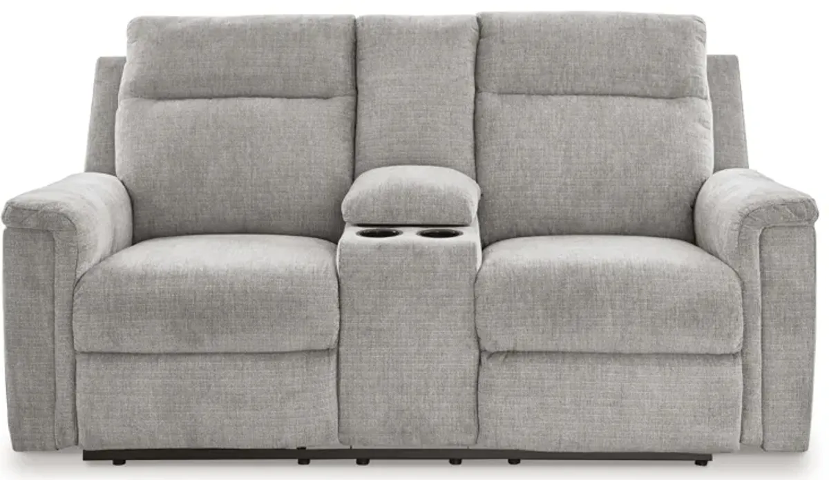 Barnsana - Dbl Power Reclining Loveseat With Console