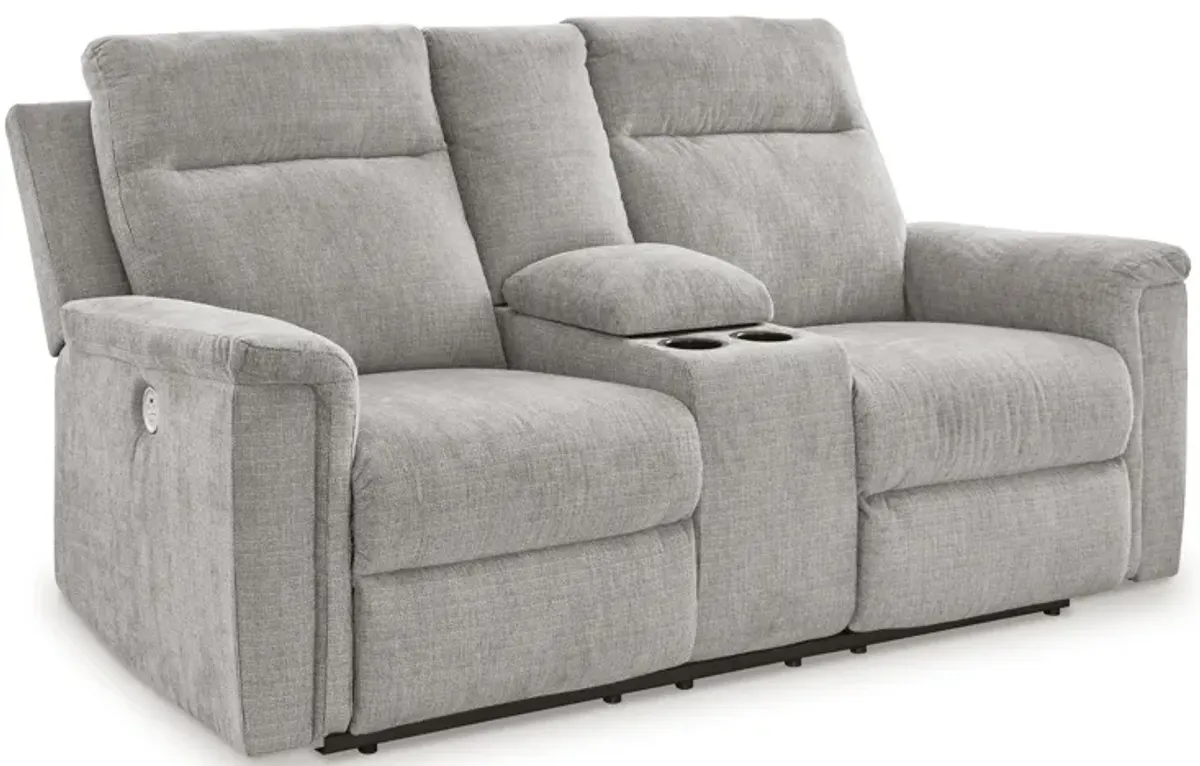 Barnsana - Dbl Power Reclining Loveseat With Console