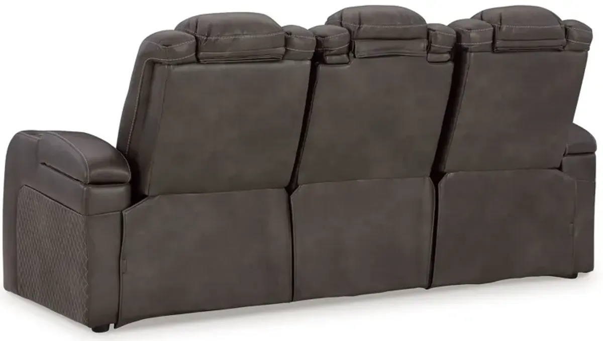 Fyne-dyme - Power Reclining Sofa With Adj Headrest