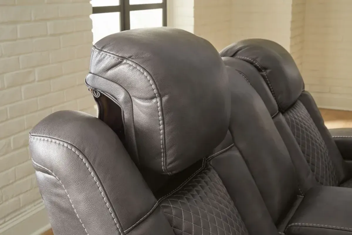 Fyne-dyme - Power Reclining Sofa With Adj Headrest