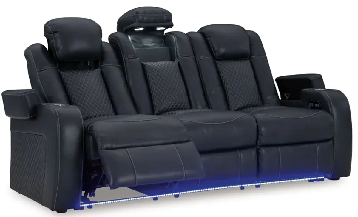 Fyne-dyme - Power Reclining Sofa With Adj Headrest