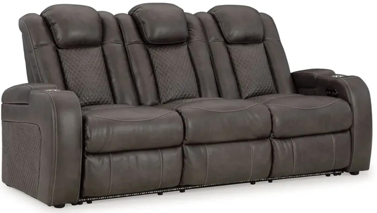 Fyne-dyme - Power Reclining Sofa With Adj Headrest