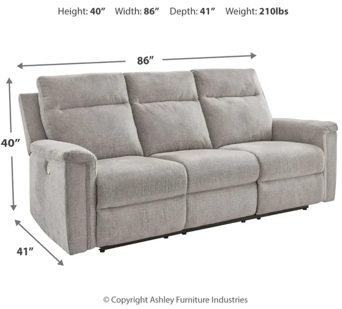 Barnsana - Power Reclining Sofa