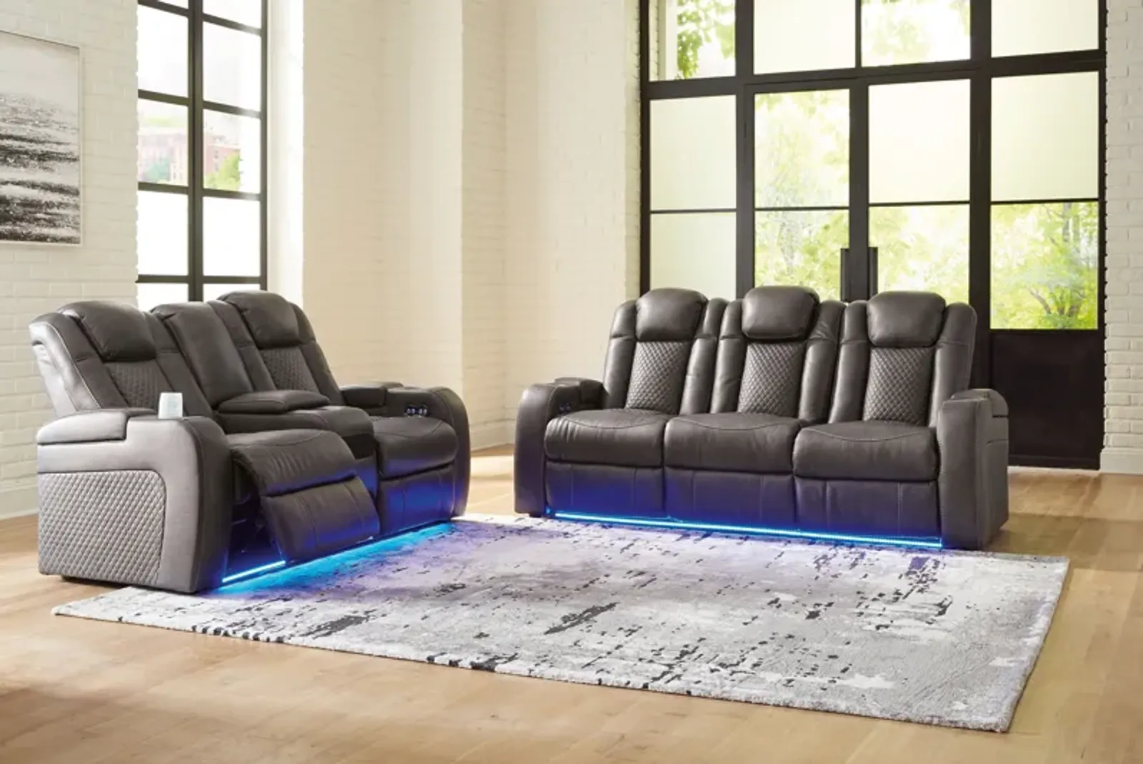 Fyne-dyme - Reclining Living Room Set