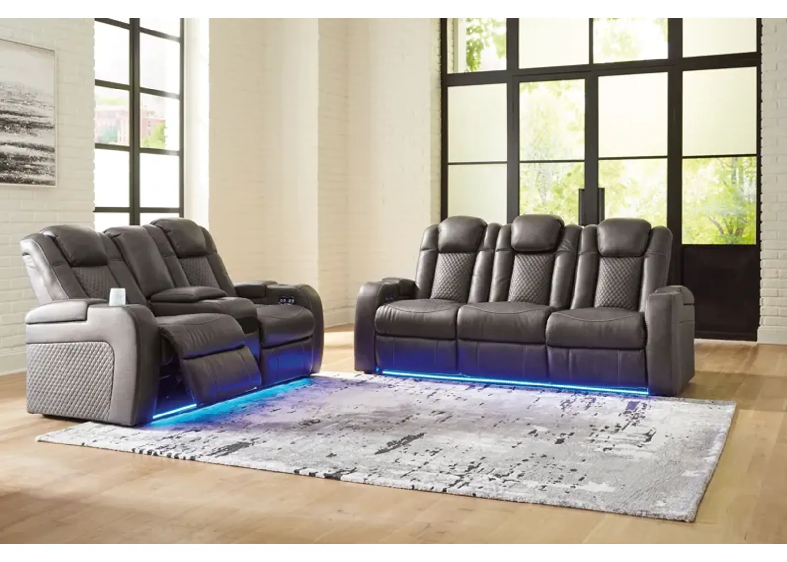 Fyne-dyme - Reclining Living Room Set