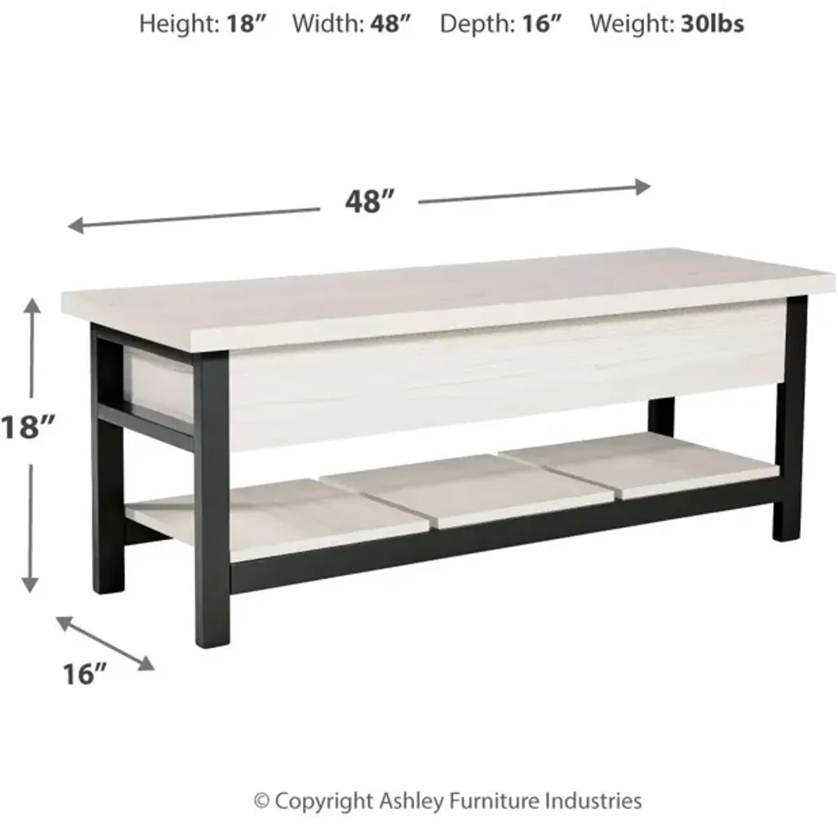 Rhyson - Storage Bench