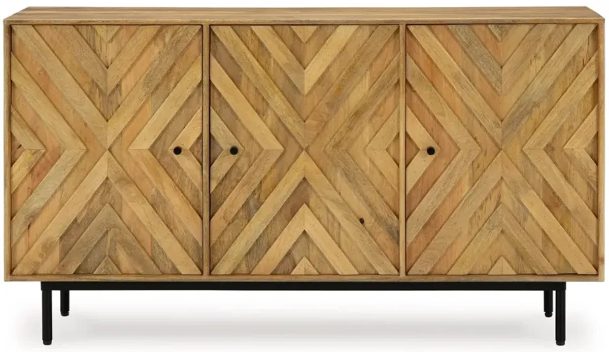 Cadewick - Natural - Accent Cabinet