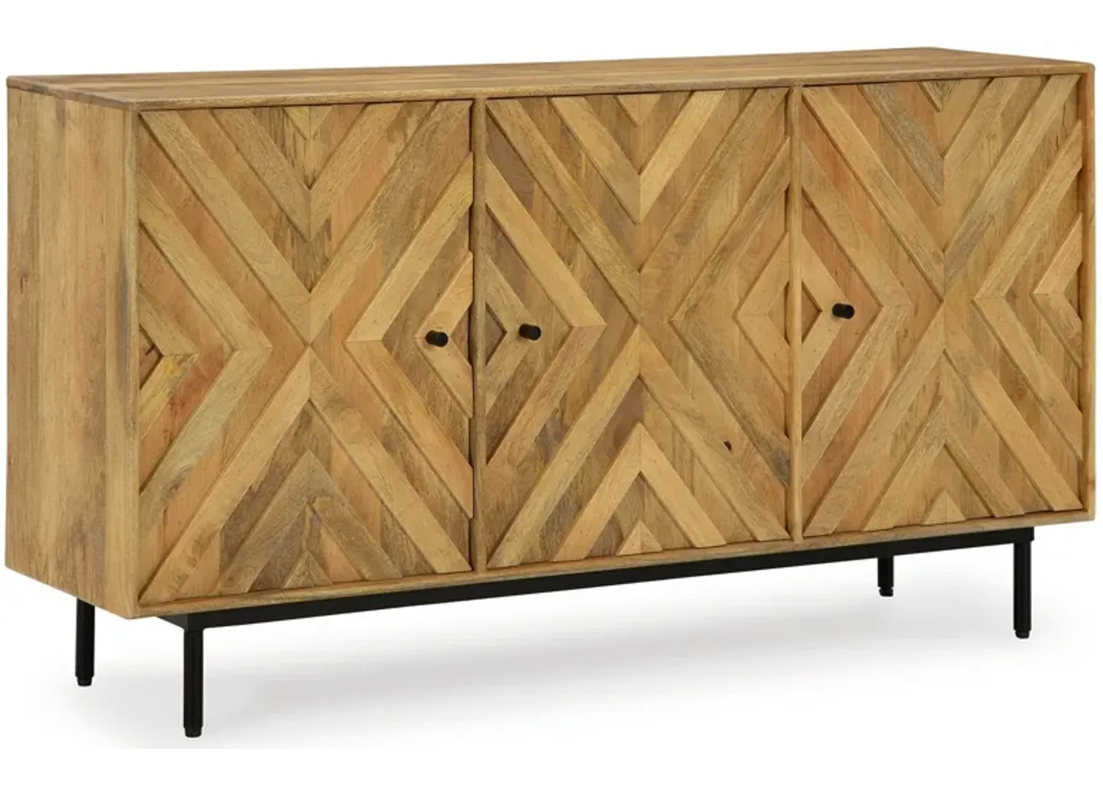 Cadewick - Natural - Accent Cabinet