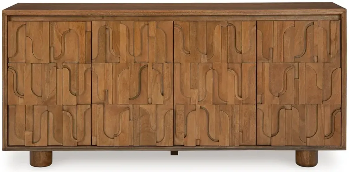 Gadburg - Medium Brown - Accent Cabinet