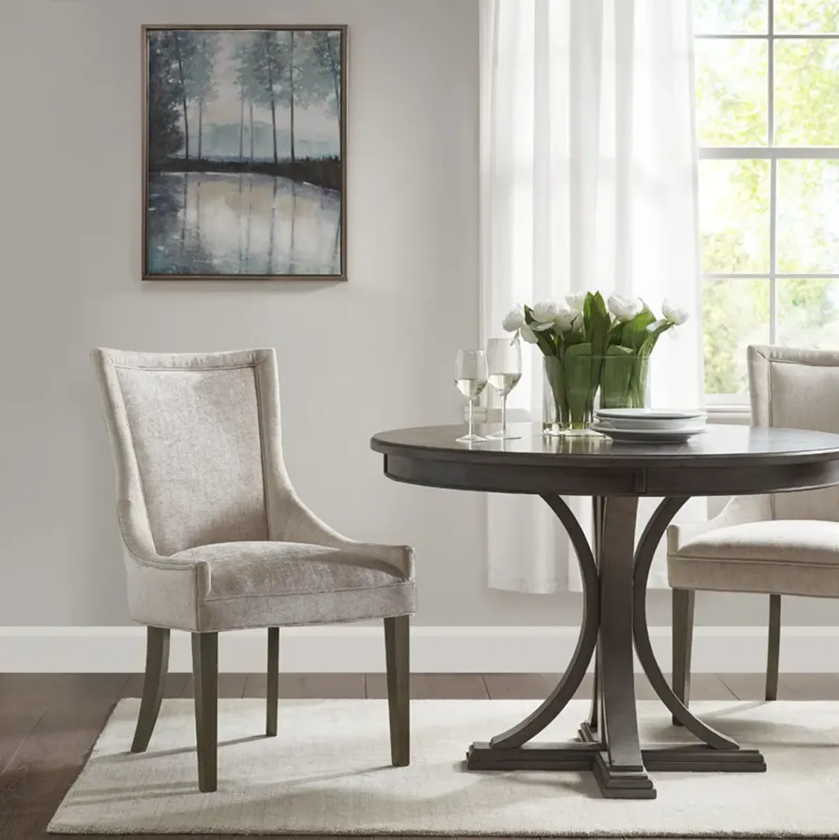 Ultra - Dining Side Chair (Set of 2) - Cream