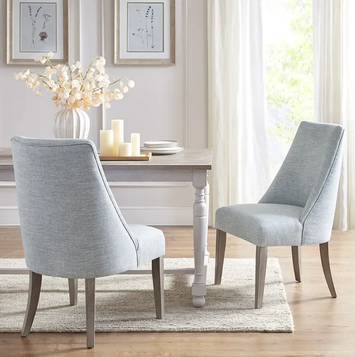Winfield - Dining Chair (Set of 2) - Light Blue
