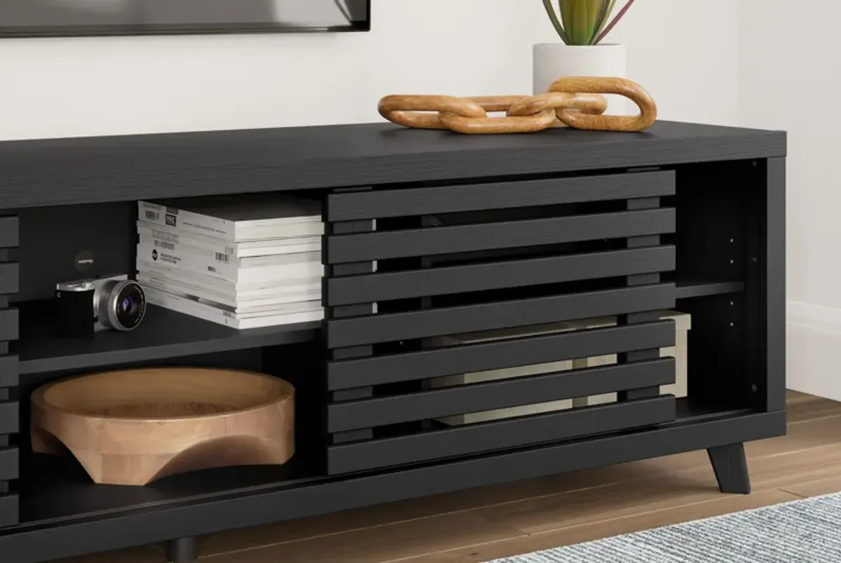 Danziar - Black - Extra Large TV Stand