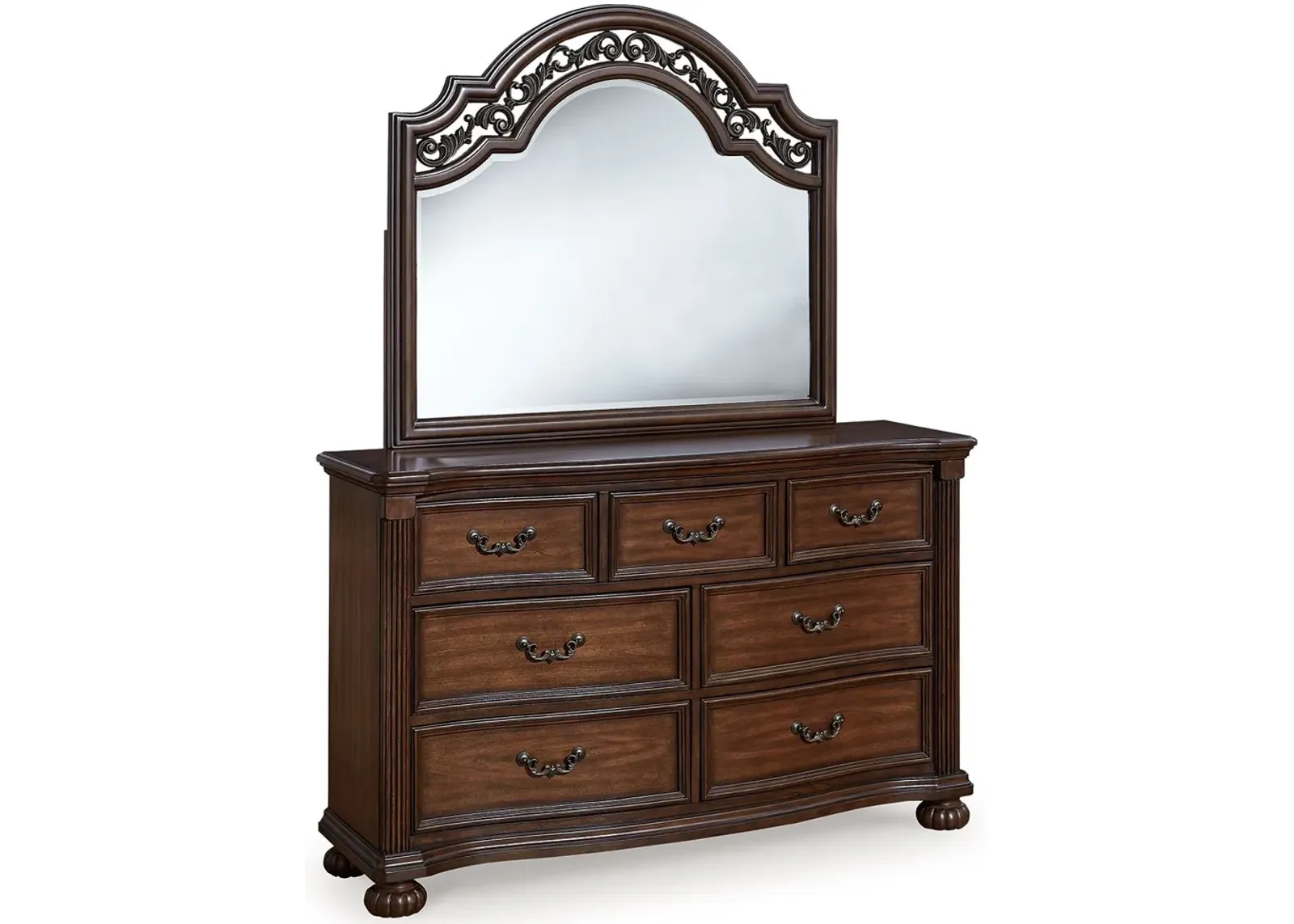 Lavinton - Brown - Dresser And Mirror