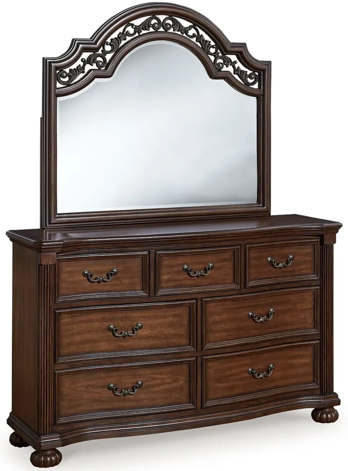 Lavinton - Brown - Dresser And Mirror