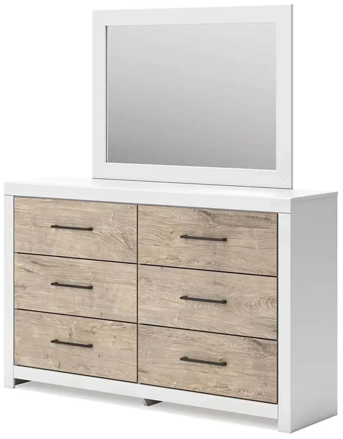 Charbitt - Two-tone - Dresser And Mirror