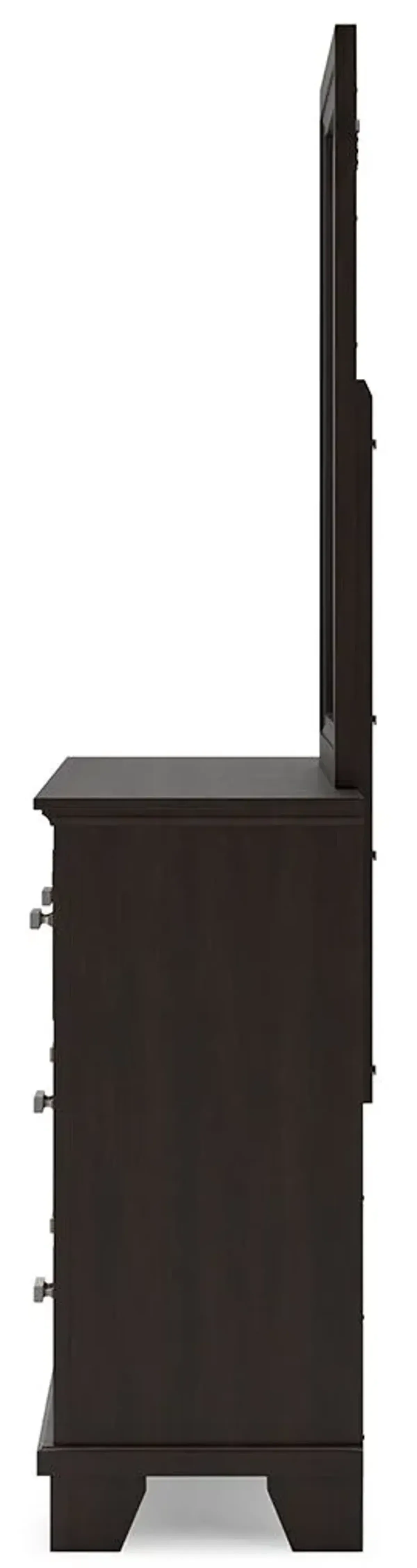 Covetown - Dark Brown - Dresser And Mirror