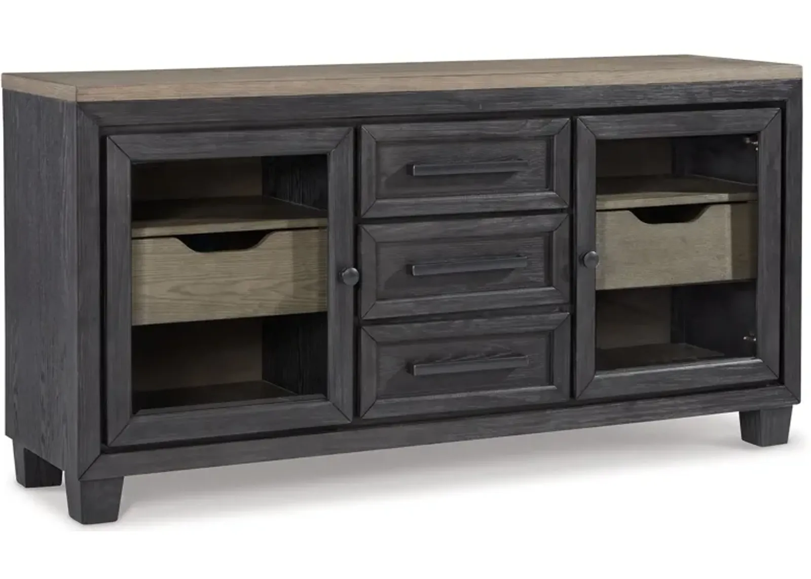 Foyland - Black / Brown - Dining Room Server