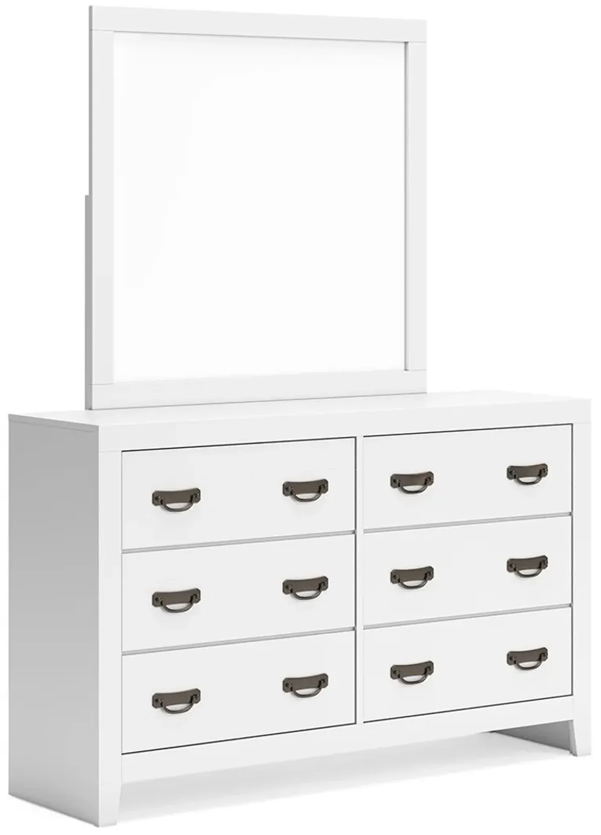 Binterglen - Dresser And Mirror - White