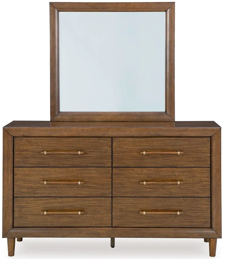 Lyncott - Brown - Dresser And Mirror