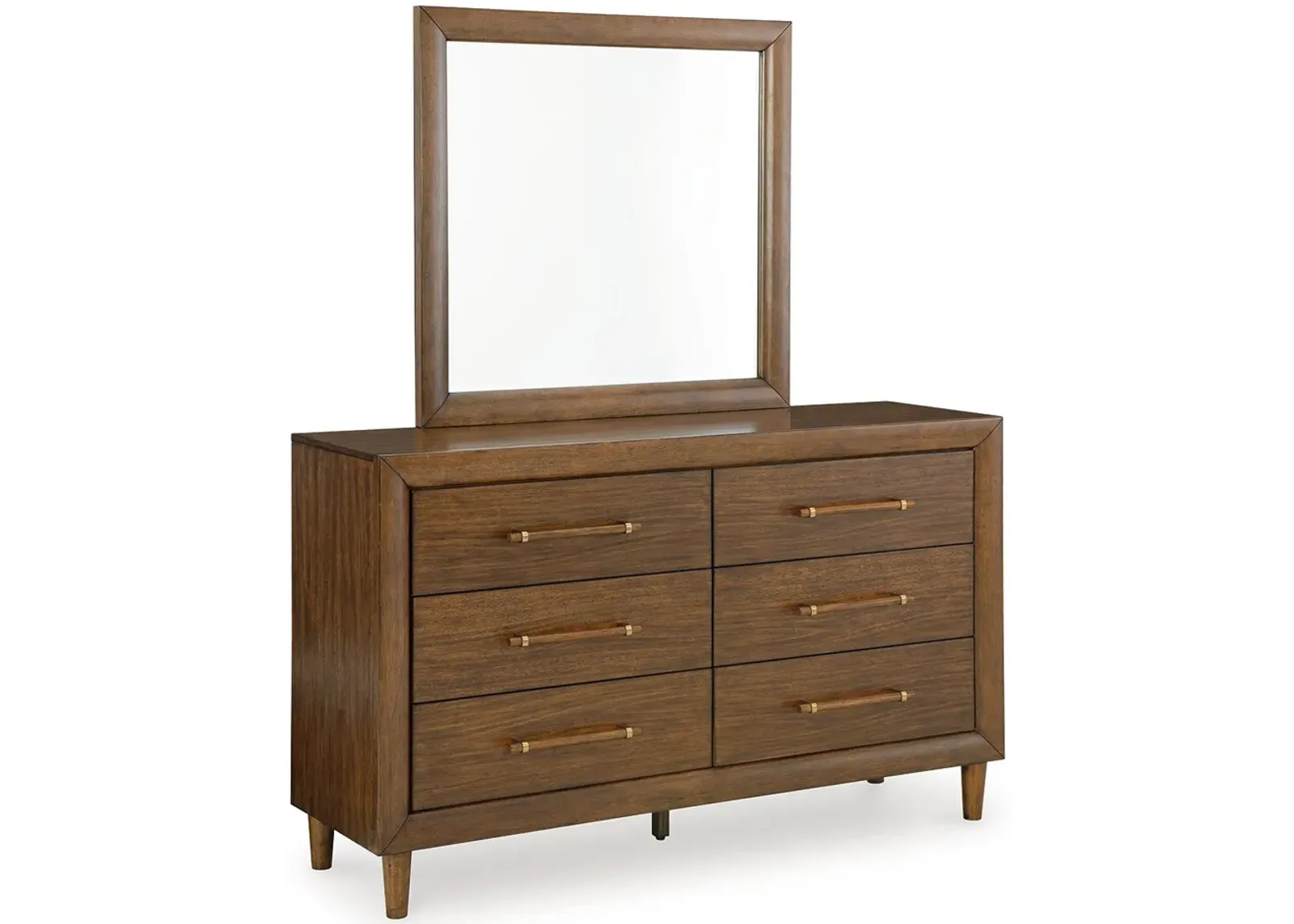 Lyncott - Brown - Dresser And Mirror