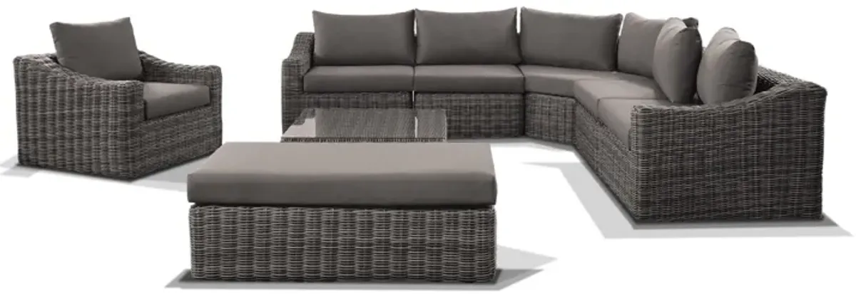 8 Piece Outdoor Sectional Set