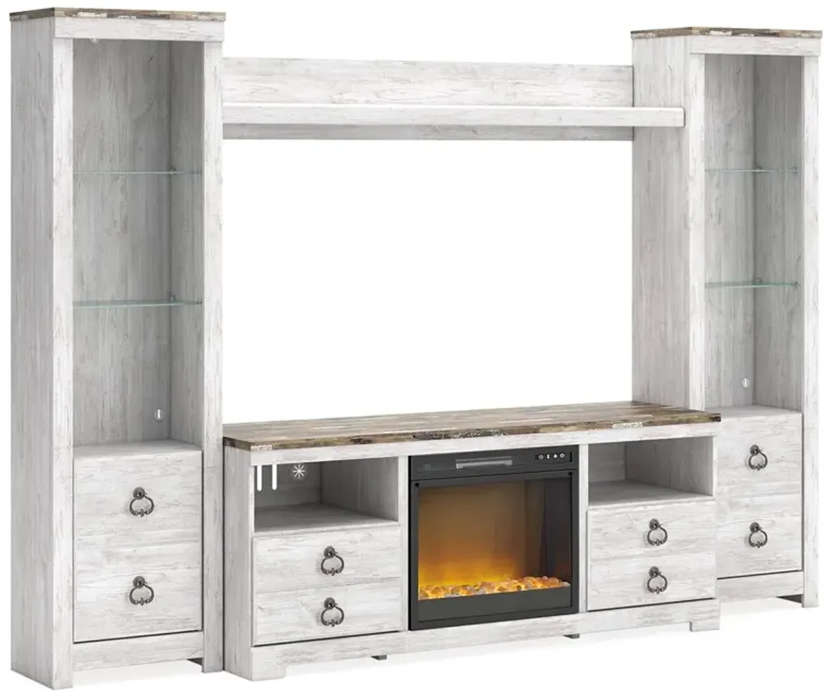 Willowton - Entertainment Center With Fireplace Option