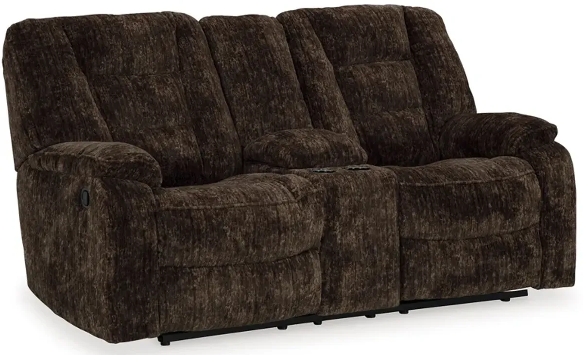 Soundwave - Reclining Loveseat W/Console