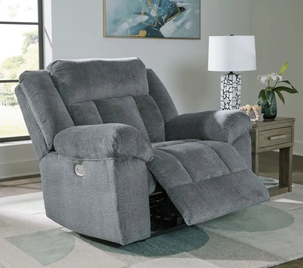 Tip-off - Power Recliner With Adj Headrest