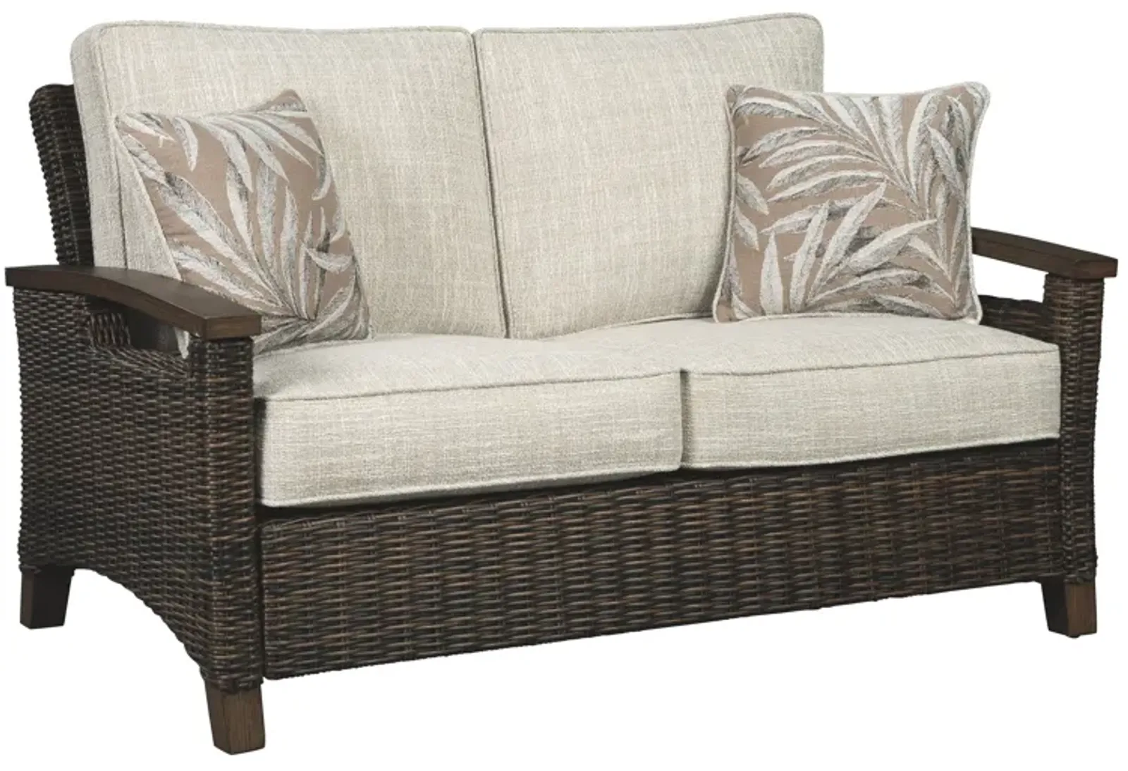 Paradise - Medium Brown - Loveseat w/Cushion