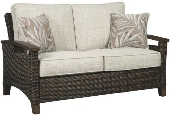 Paradise Trail - Medium Brown - Loveseat w/Cushion