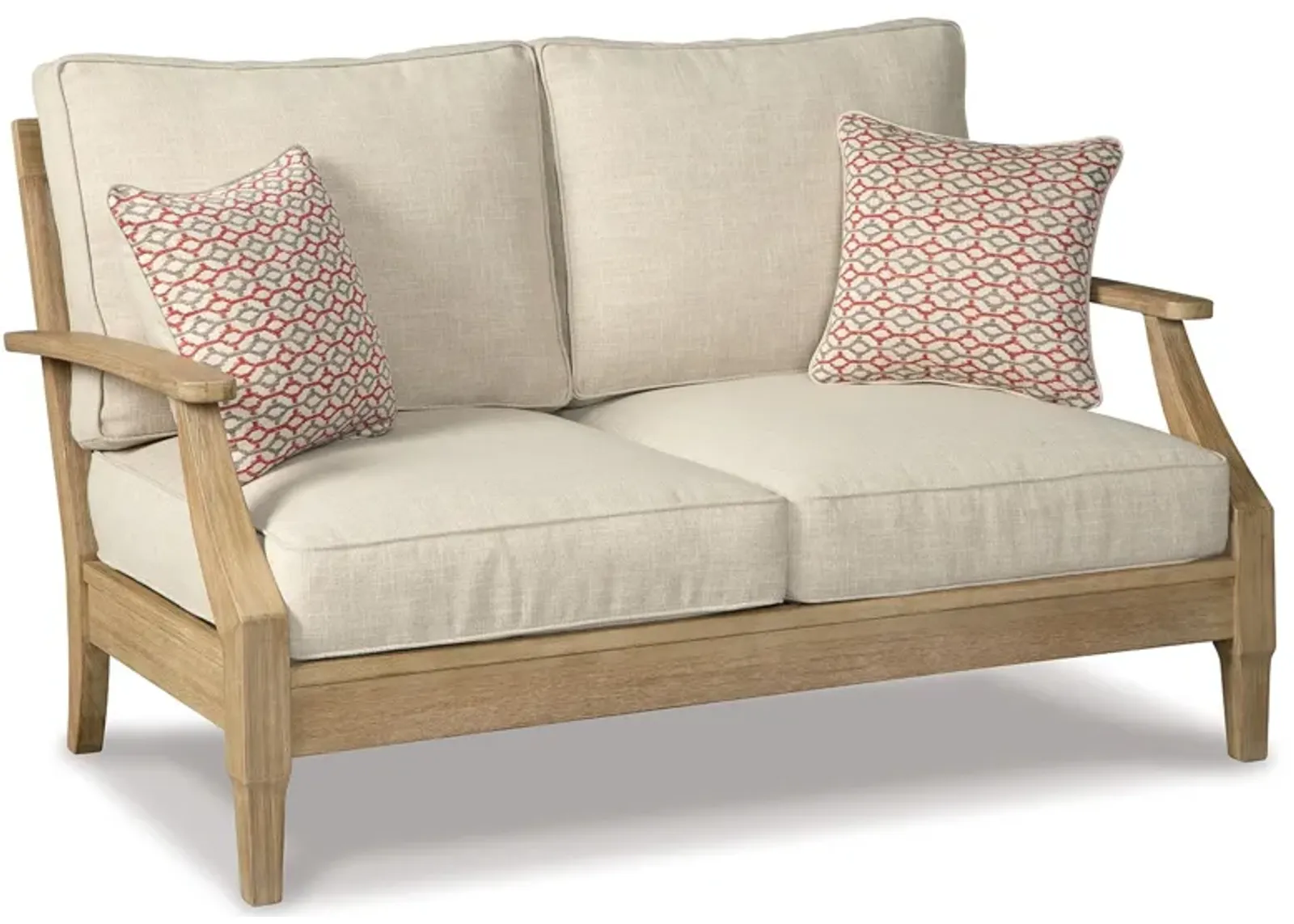 Clare - Beige - Loveseat W/Cushion