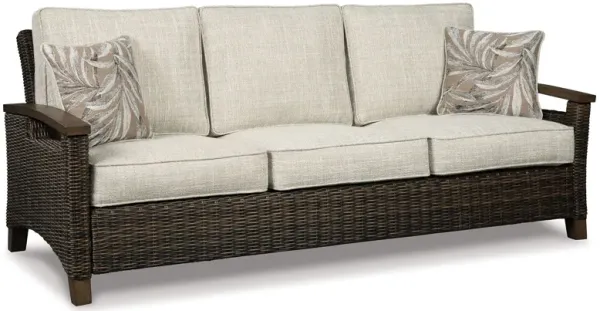 Paradise Trail - Sofa with Cushion - Medium Brown