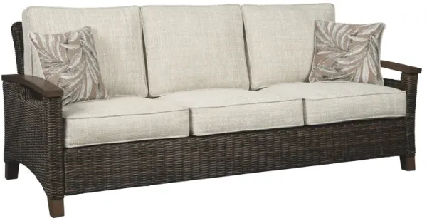 Paradise Trail - Medium Brown - Sofa with Cushion