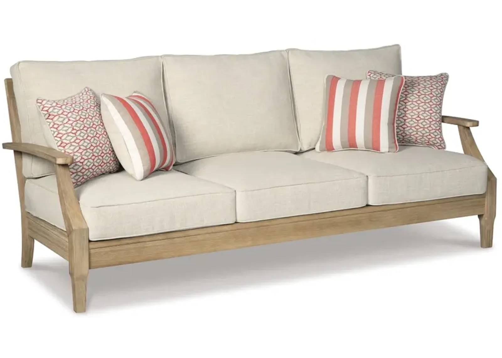 Clare - Beige - Sofa With Cushion