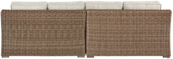 Beachcroft - RAF/LAF Loveseat w/Cush (Set of 2) - Beige