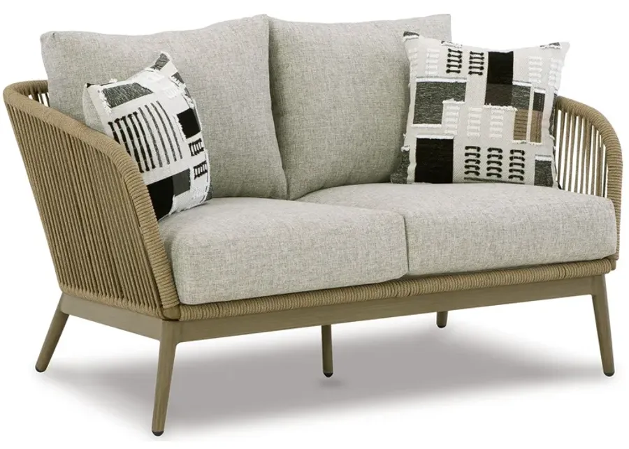 Swiss Valley - Beige - Loveseat W/Cushion