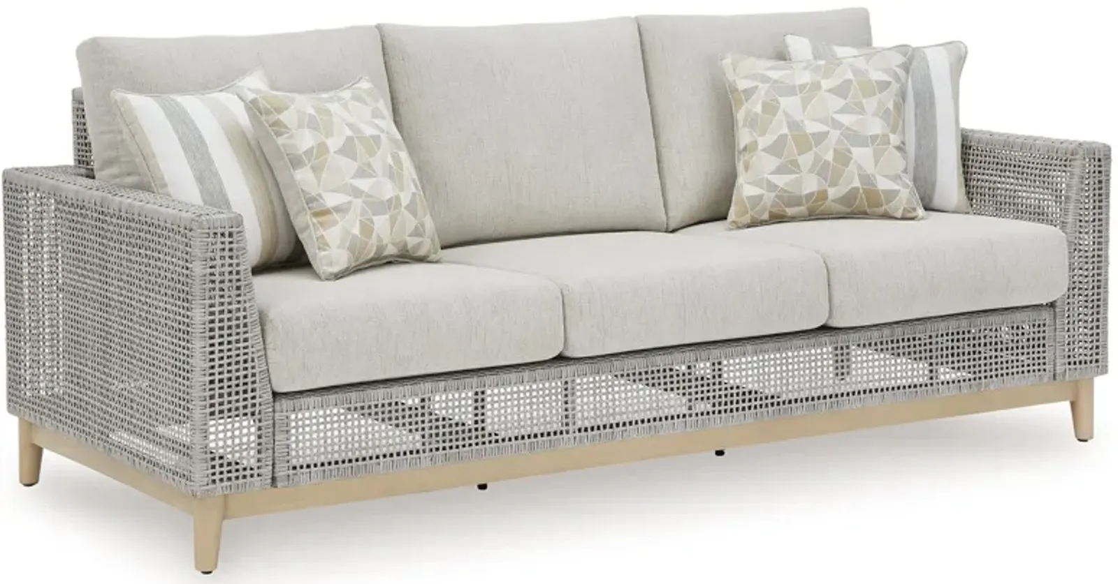 Seton Creek - Gray - Sofa With Cushion