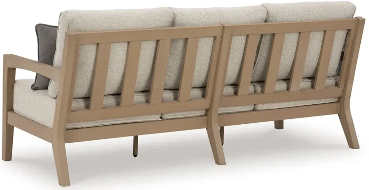 Hallow Creek - Sofa With Cushion - Driftwood