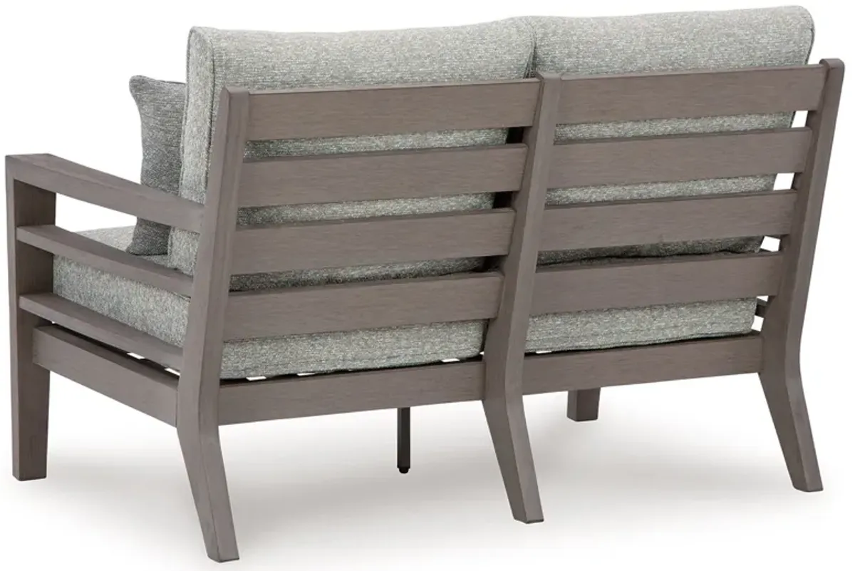 Hillside Barn - Gray / Brown - Loveseat W/Cushion