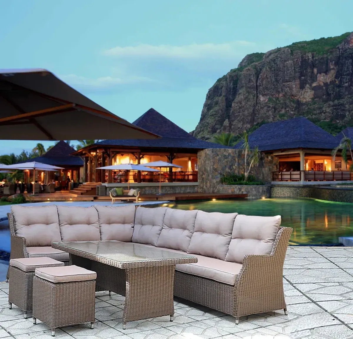 7 Piece Outdoor Lounge Set