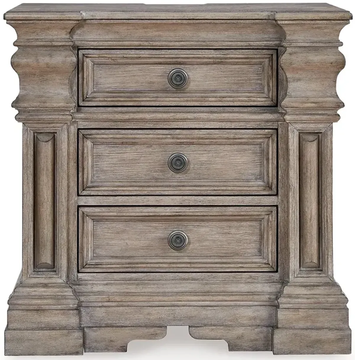 Blairhurst - Light Grayish Brown - Three Drawer Night Stand