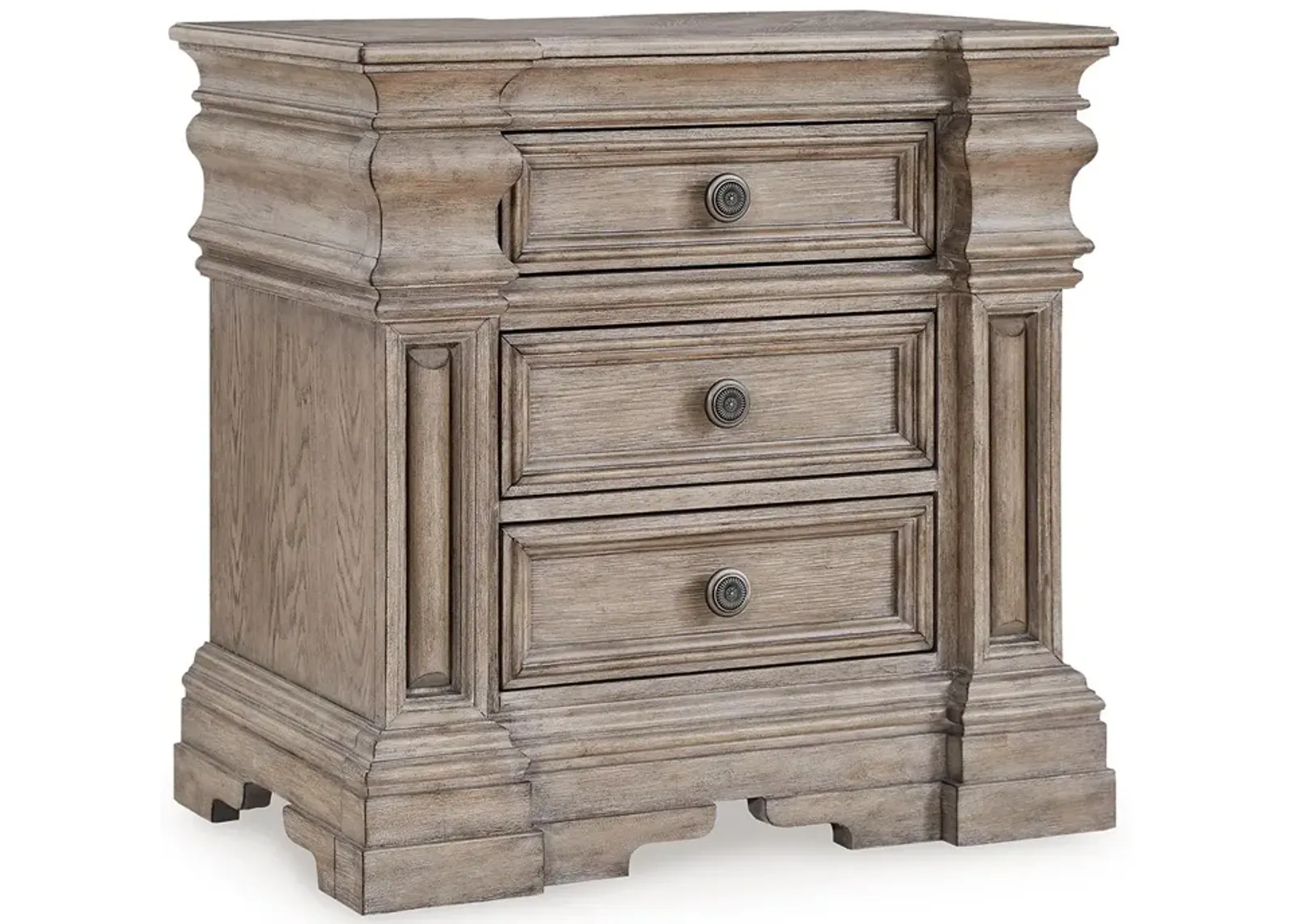 Blairhurst - Light Grayish Brown - Three Drawer Night Stand