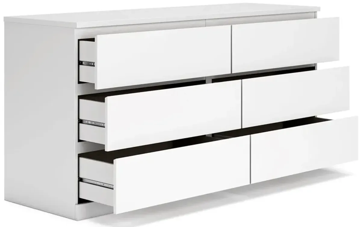 Onita - White - Six Drawer Dresser