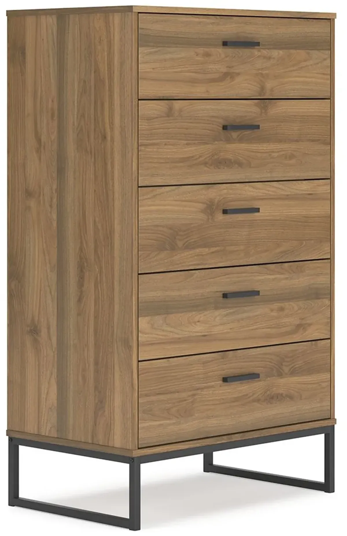 Deanlow - Five Drawer Chest - Honey