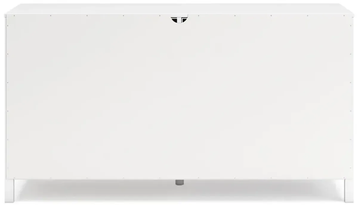 Hallityn - White - Six Drawer Dresser