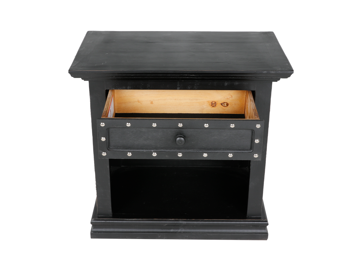 Catalina Black Nightstand