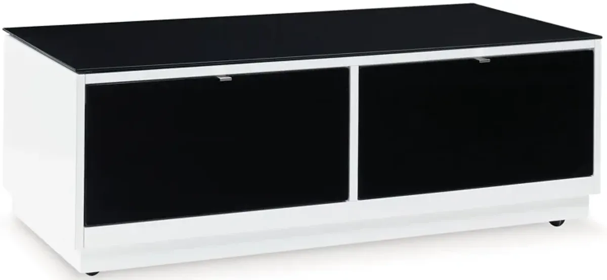Gardoni - Rectangular Cocktail Table - White / Black