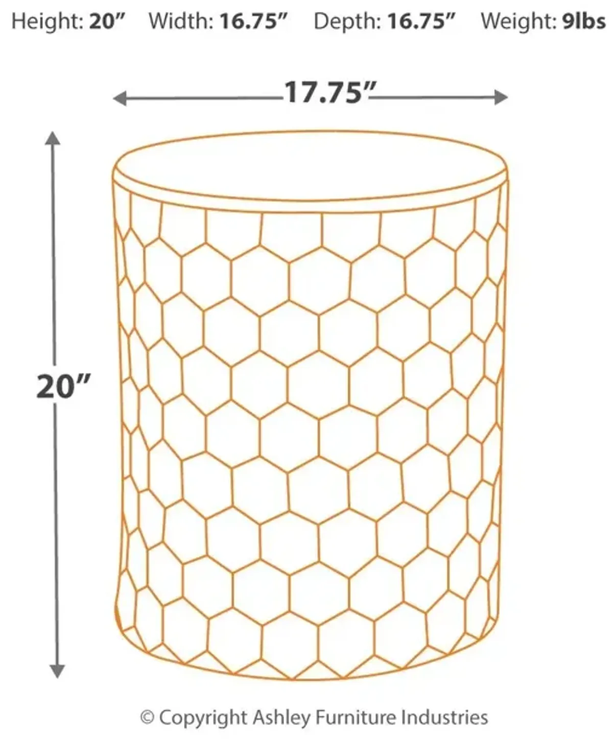 Polly - White - Stool